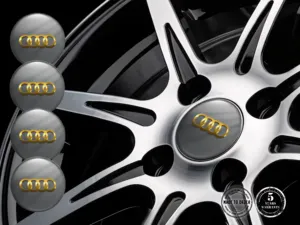 Audi Pegatinas Silicona Premium Onda Cósmica Velocidad